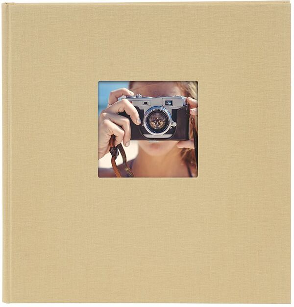 goldbuch Fotoalbum Bella Vista 30x31 60 schwarze Seiten  Beige