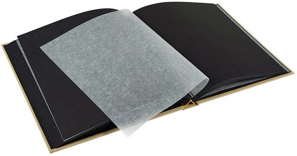 goldbuch Fotoalbum Bella Vista 30x31 60 schwarze Seiten  Beige