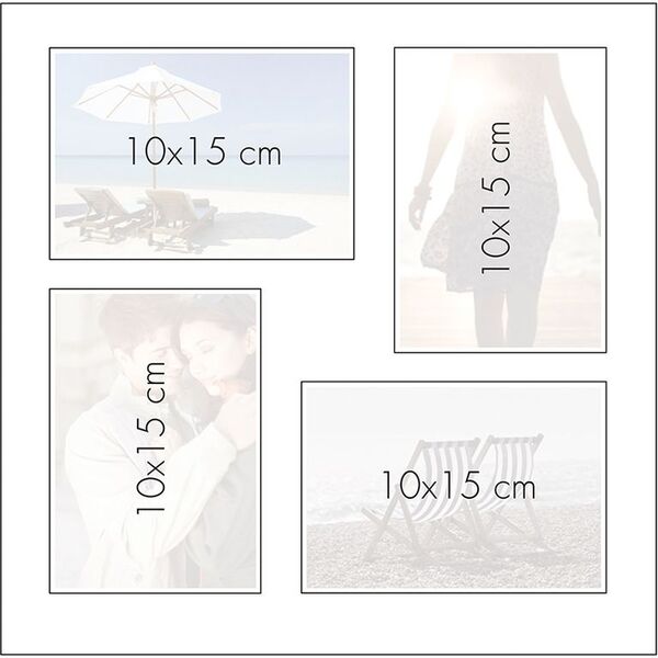 goldbuch Fotoalbum Bella Vista 30x31 60 schwarze Seiten  Beige