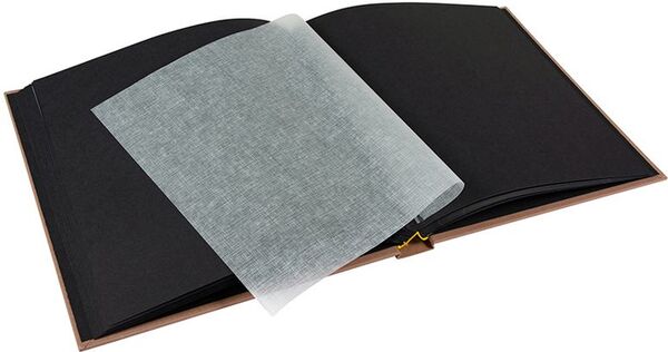 goldbuch Fotoalbum Bella Vista 30x31 60 schwarze Seiten  haselnuss