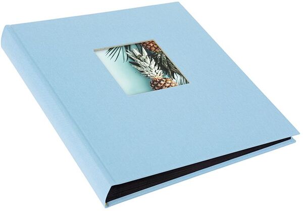 goldbuch Fotoalbum Bella Vista 30x31 60 schwarze Seiten  himmelblau