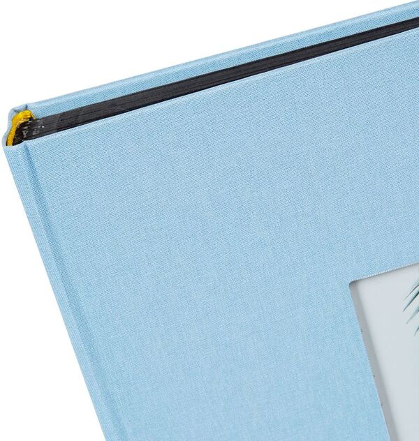 goldbuch Fotoalbum Bella Vista 30x31 60 schwarze Seiten  himmelblau