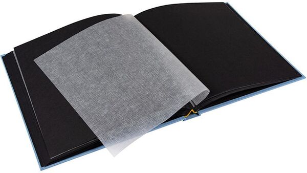 goldbuch Fotoalbum Bella Vista 30x31 60 schwarze Seiten  himmelblau
