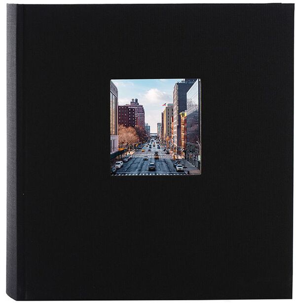 goldbuch Fotoalbum Bella Vista 30x31 60 schwarze Seiten  schwarz