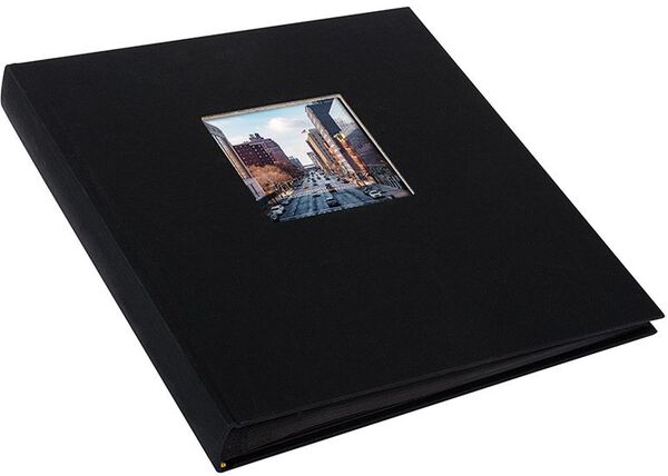 goldbuch Fotoalbum Bella Vista 30x31 60 schwarze Seiten  schwarz