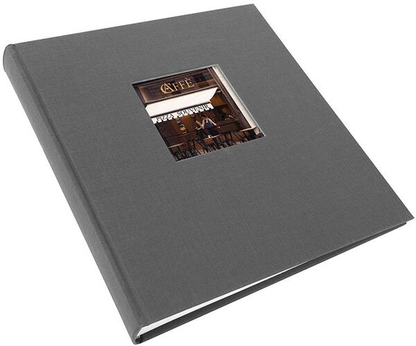goldbuch Fotoalbum Bella Vista 30x31 60 weiße Seiten  grau