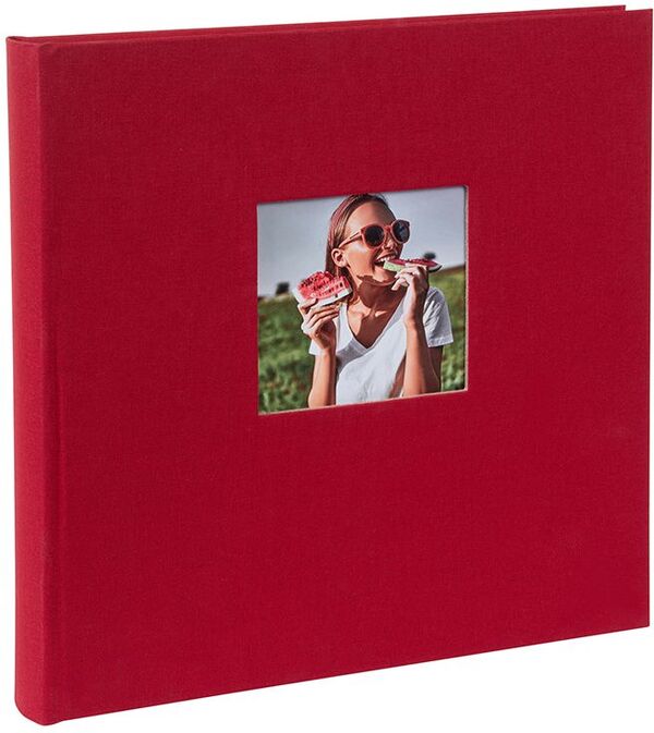 goldbuch Fotoalbum Bella Vista 30x31 60 weiße Seiten  rot