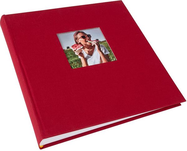 goldbuch Fotoalbum Bella Vista 30x31 60 weiße Seiten  rot