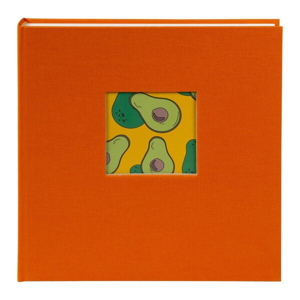 goldbuch Fotoalbum Bella Vista 30x31 60 weiße Seiten  sun orange