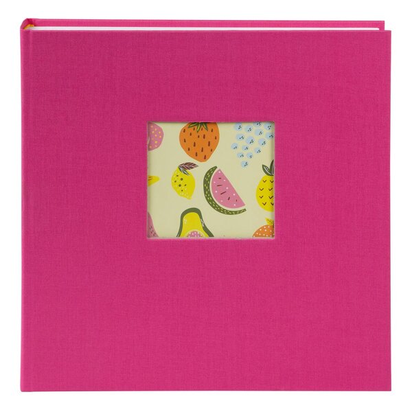 goldbuch Fotoalbum Bella Vista 30x31 60 weiße Seiten  electric fuchsia