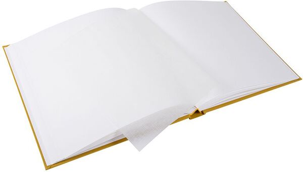 goldbuch Fotoalbum Bella Vista Trend 30x31 60 weiße Seiten  senf