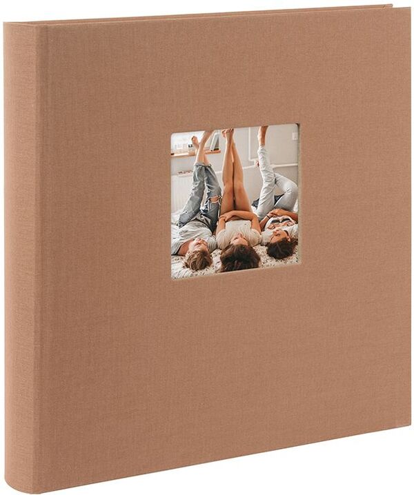 goldbuch Fotoalbum Bella Vista Trend 30x31 60 weiße Seiten  haselnuss