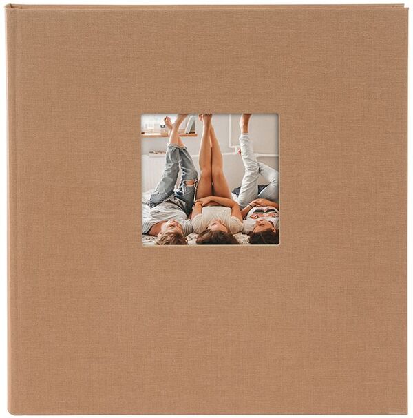 goldbuch Fotoalbum Bella Vista Trend 30x31 60 weiße Seiten  haselnuss