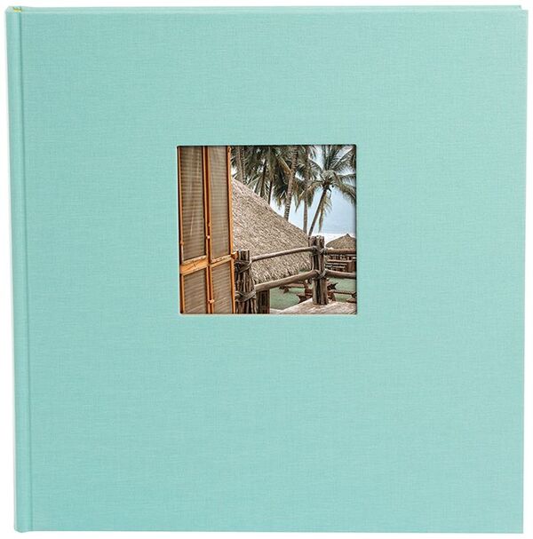 goldbuch Fotoalbum Bella Vista Trend 30x31 60 weiße Seiten  aqua