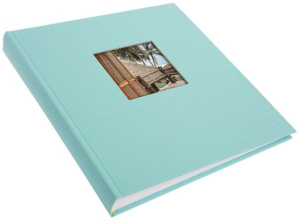 goldbuch Fotoalbum Bella Vista Trend 30x31 60 weiße Seiten  aqua