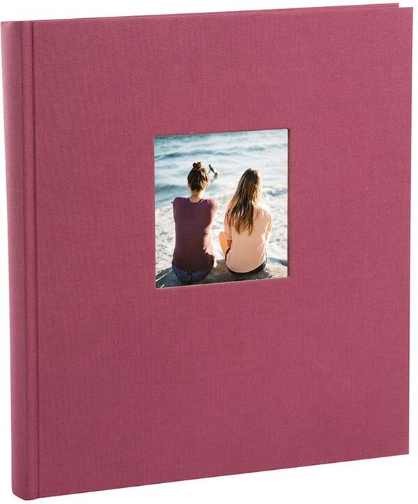 goldbuch Fotoalbum Bella Vista Trend 30x31 60 weiße Seiten  fuchsia