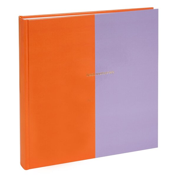 goldbuch Fotoalbum Coloration 3x31 60 weiße Seiten  orange/flieder