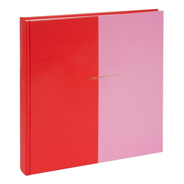 goldbuch Fotoalbum Coloration 3x31 60 weiße Seiten  rot/pink