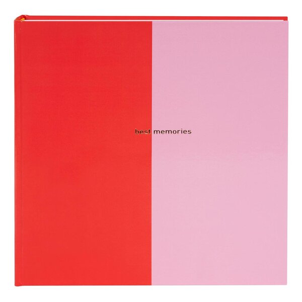 goldbuch Fotoalbum Coloration 3x31 60 weiße Seiten  rot/pink