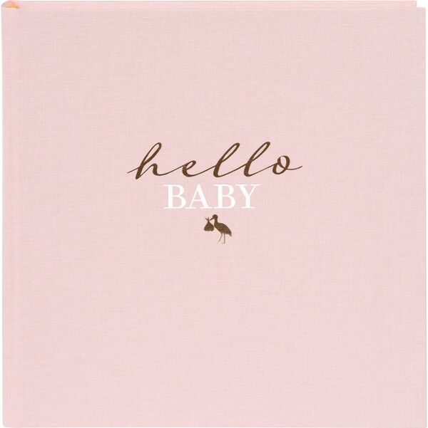 goldbuch Babytagebuch Linum 2.0 Hello Baby 30x31 60 Seiten  rose