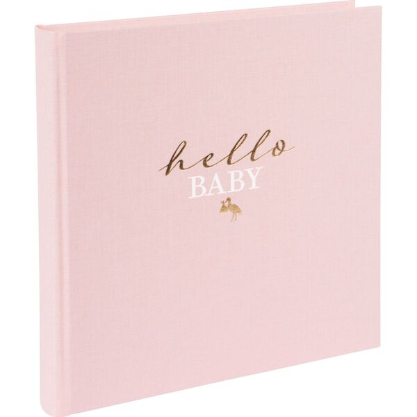 goldbuch Babytagebuch Linum 2.0 Hello Baby 30x31 60 Seiten  rose