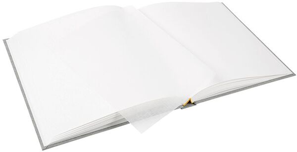 goldbuch Fotoalbum Linum 2.0 Herzensmomente 30x31 60 Seiten weiß  grau
