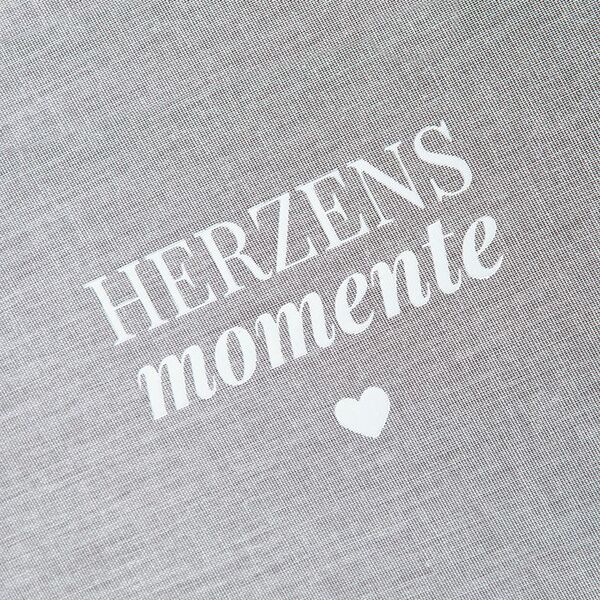 goldbuch Fotoalbum Linum 2.0 Herzensmomente 30x31 60 Seiten weiß  grau