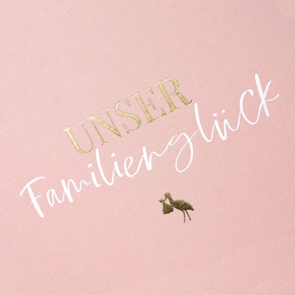 goldbuch Fotoalbum Linum 2.0 Familienglück 30x31 60 Seiten weiß  rose