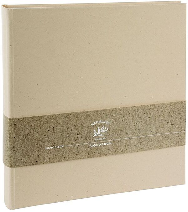 goldbuch Fotoalbum Naturliebe 30x31 60 Seiten weiß  braun
