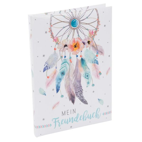 goldbuch Freundebuch 88 illustrierte Seiten  15x21 cm Traumfänger