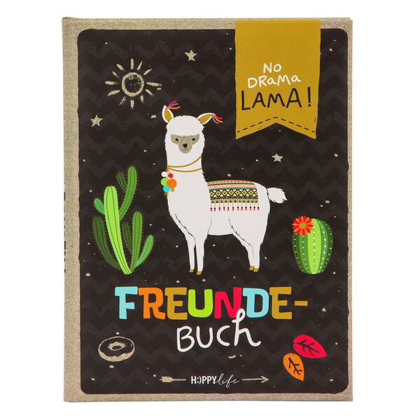 goldbuch Freundebuch HAPPYlife 15x21 cm  Lama