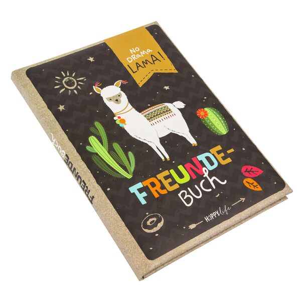goldbuch Freundebuch HAPPYlife 15x21 cm  Lama