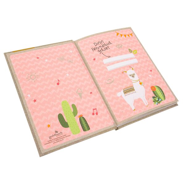 goldbuch Freundebuch HAPPYlife 15x21 cm  Lama