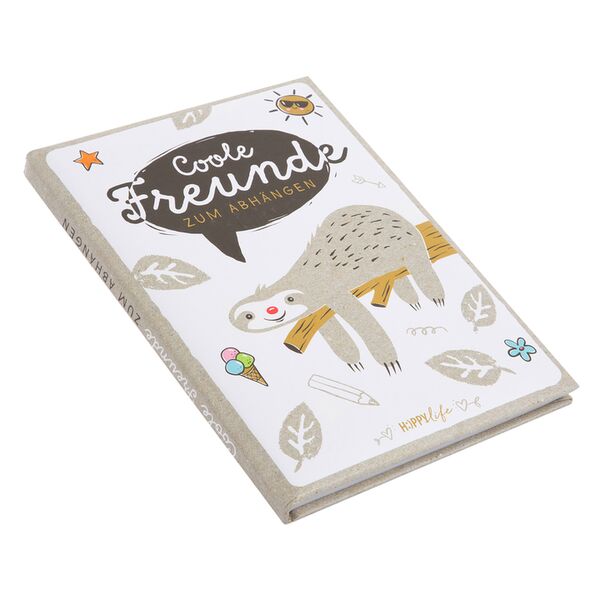 goldbuch Freundebuch HAPPYlife 15x21 cm  Faultier
