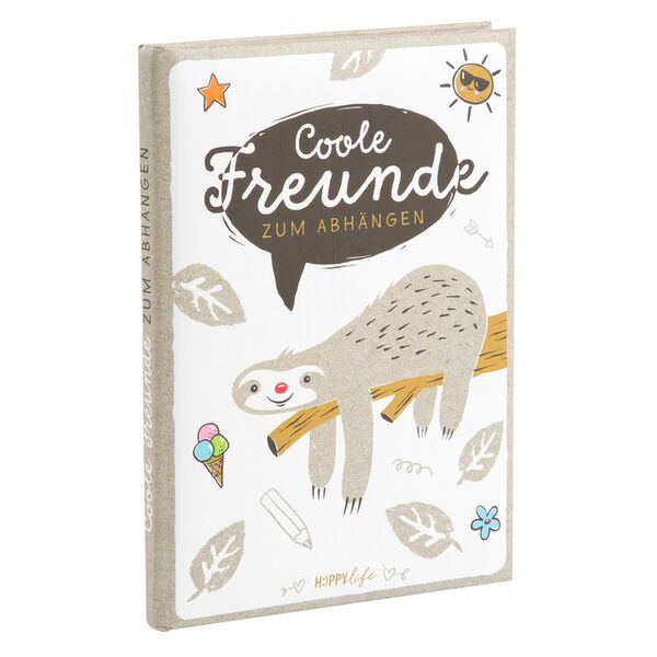 goldbuch Freundebuch HAPPYlife 15x21 cm  Faultier