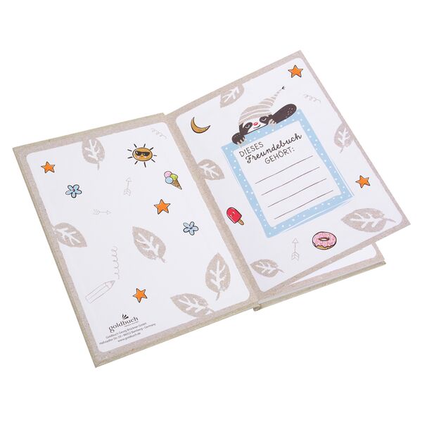 goldbuch Freundebuch HAPPYlife 15x21 cm  Faultier