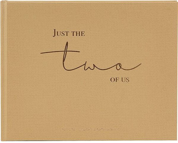 goldbuch Gästebuch just the two of us 25x20 cm 100 Seiten weiß  braun