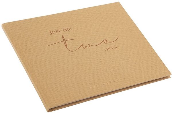 goldbuch Gästebuch just the two of us 25x20 cm 100 Seiten weiß  braun