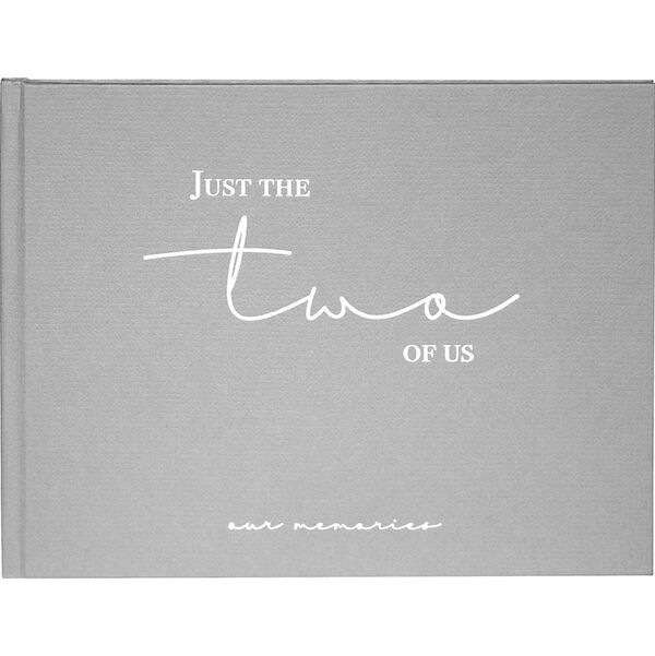 goldbuch Gästebuch just the two of us 25x20 cm 100 Seiten weiß  grau
