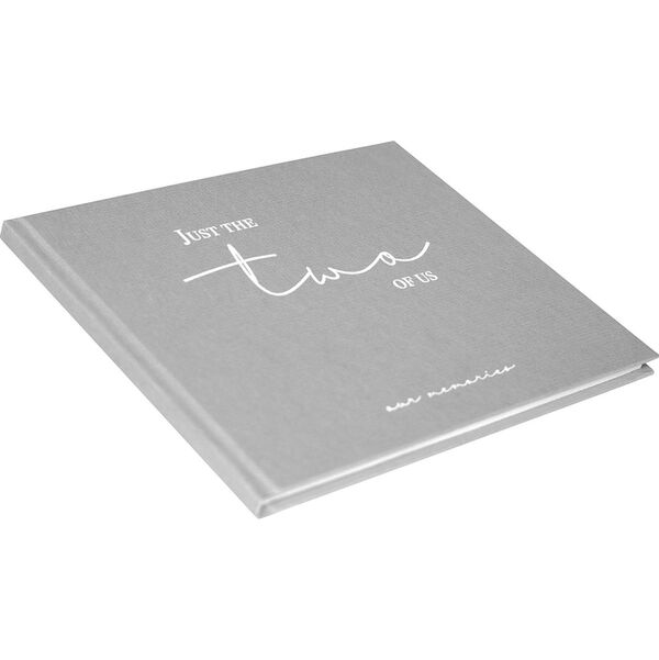 goldbuch Gästebuch just the two of us 25x20 cm 100 Seiten weiß  grau