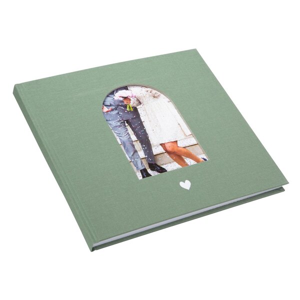 goldbuch Gästebuch Herzensmoment 24,5x22,5 100 illustierte Seiten  Artischocke