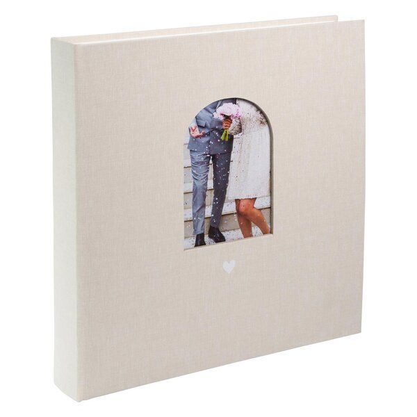 goldbuch Hochzeitsalbum Herzensmoment 30x31 60 Seiten  beige