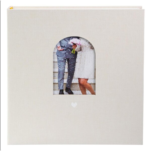 goldbuch Hochzeitsalbum Herzensmoment 30x31 60 Seiten  beige