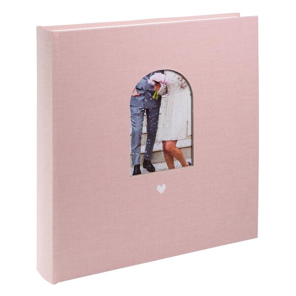 goldbuch Hochzeitsalbum Herzensmoment 30x31 60 Seiten  rosa