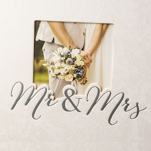 goldbuch Hochzeitsalbum Mr. & Mrs. 30x31 60 weiße Seiten 