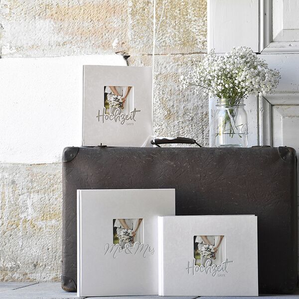 goldbuch Hochzeitsalbum Mr. & Mrs. 30x31 60 weiße Seiten 
