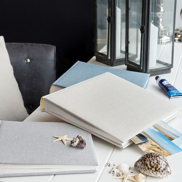 goldbuch Leinen Fotoalbum Summertime Trend 2 30x31cm 60 weiße Seiten  beige