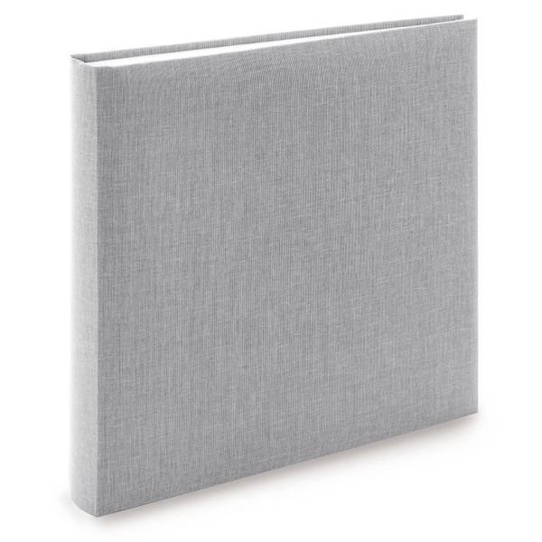 goldbuch Leinen Fotoalbum Summertime Trend 2 30x31cm 100 weiße Seiten  grau