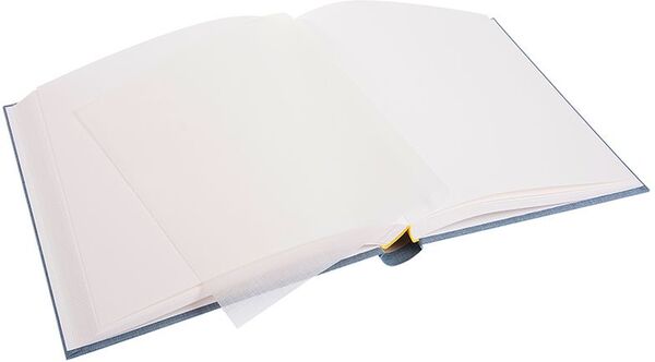 goldbuch Leinen Fotoalbum Summertime Trend 2 30x31cm 100 weiße Seiten  blau-grau
