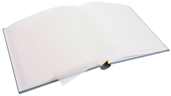 goldbuch Leinen Fotoalbum Summertime Trend 2 35x36cm 100 weiße Seiten  Blau-Grau